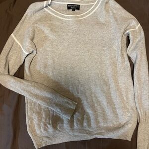 Banana Republic Flipucci Women's Gray Crew Neck Marino Wool size Large